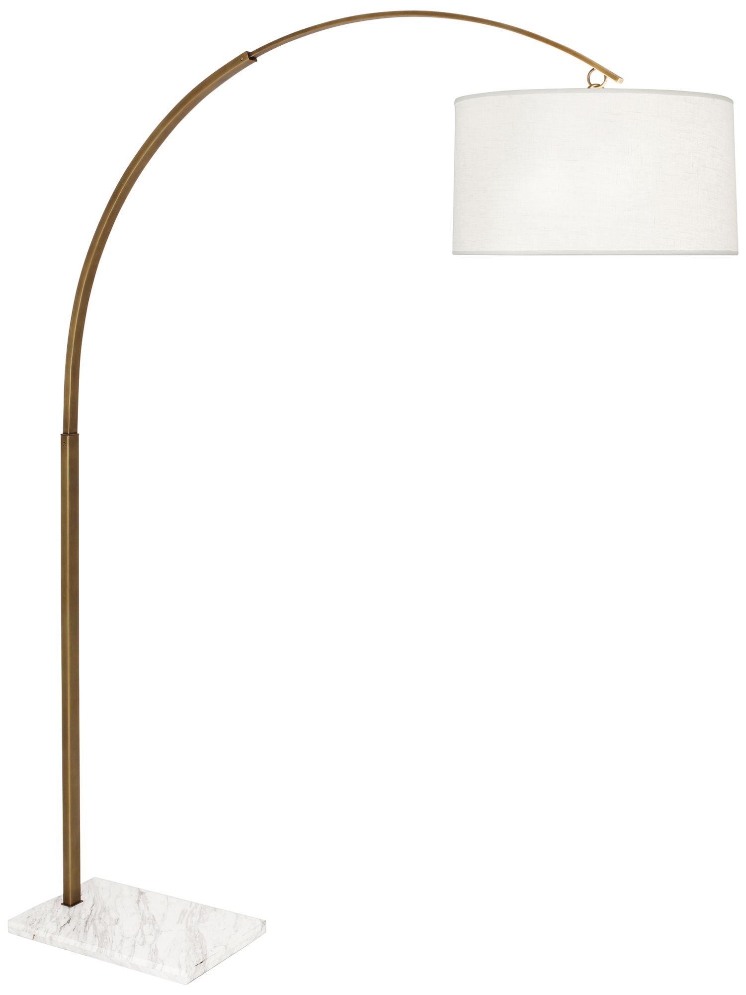 brass arc floor lamp