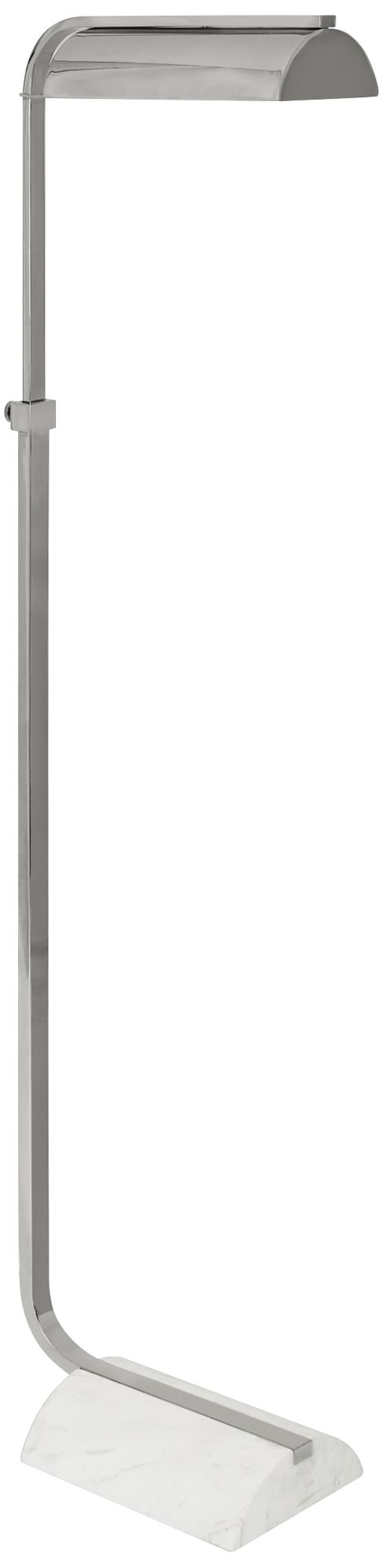 Julian Polished Nickel Adjustable Task Floor Lamp