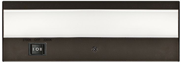 WAC DUO 8" Wide Bronze LED Under Cabinet Light