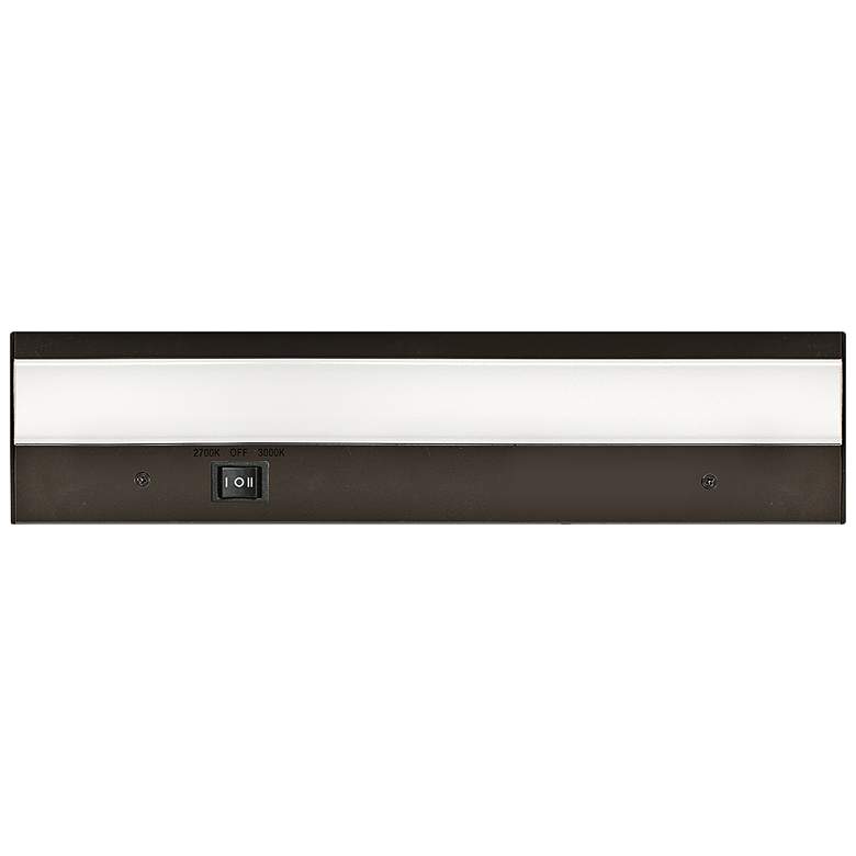 Image 1 WAC DUO 12" Wide Bronze LED Under Cabinet Light
