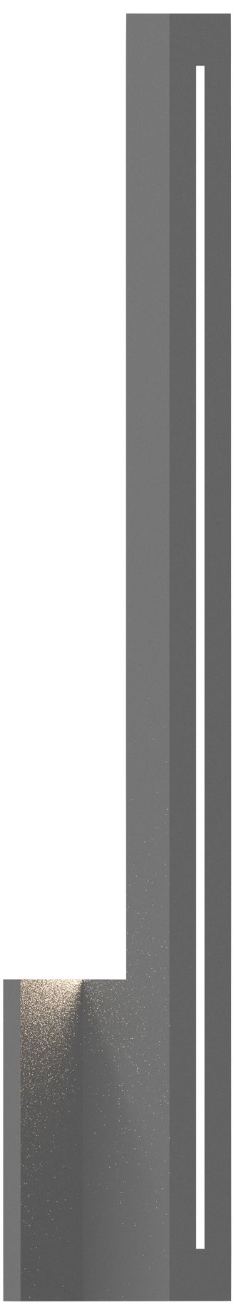 Inside Out Stripe 24" High Gray LED Outdoor Wall Light
