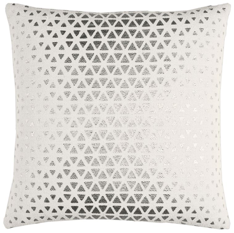 White And Silver Decorative Pillows