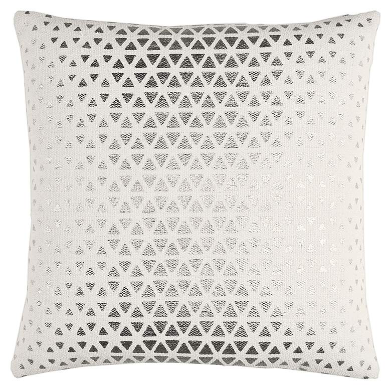 White And Silver Decorative Pillows