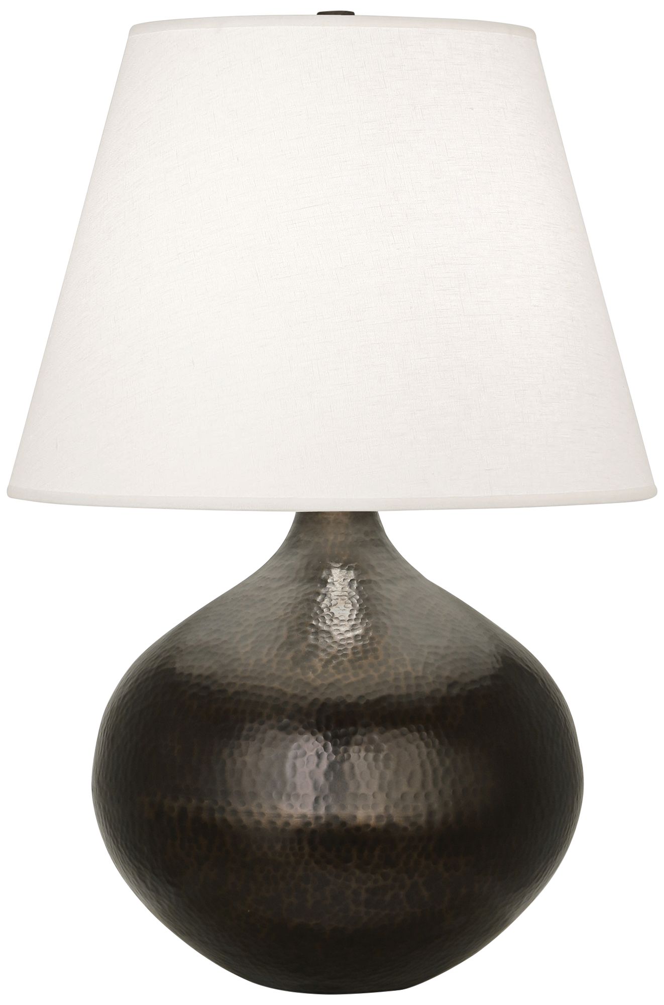 Robert Abbey Dal Deep Patina Bronze Vessel Table Lamp