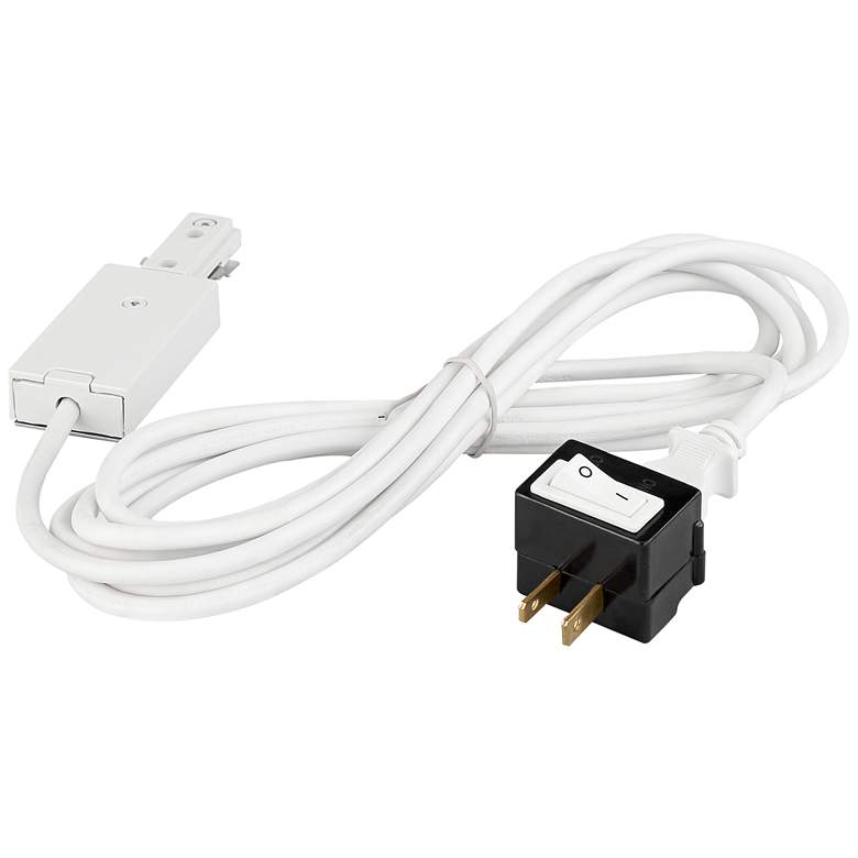 Image 1 Pro Track Spek 3-pin White Cord and Plug Connector