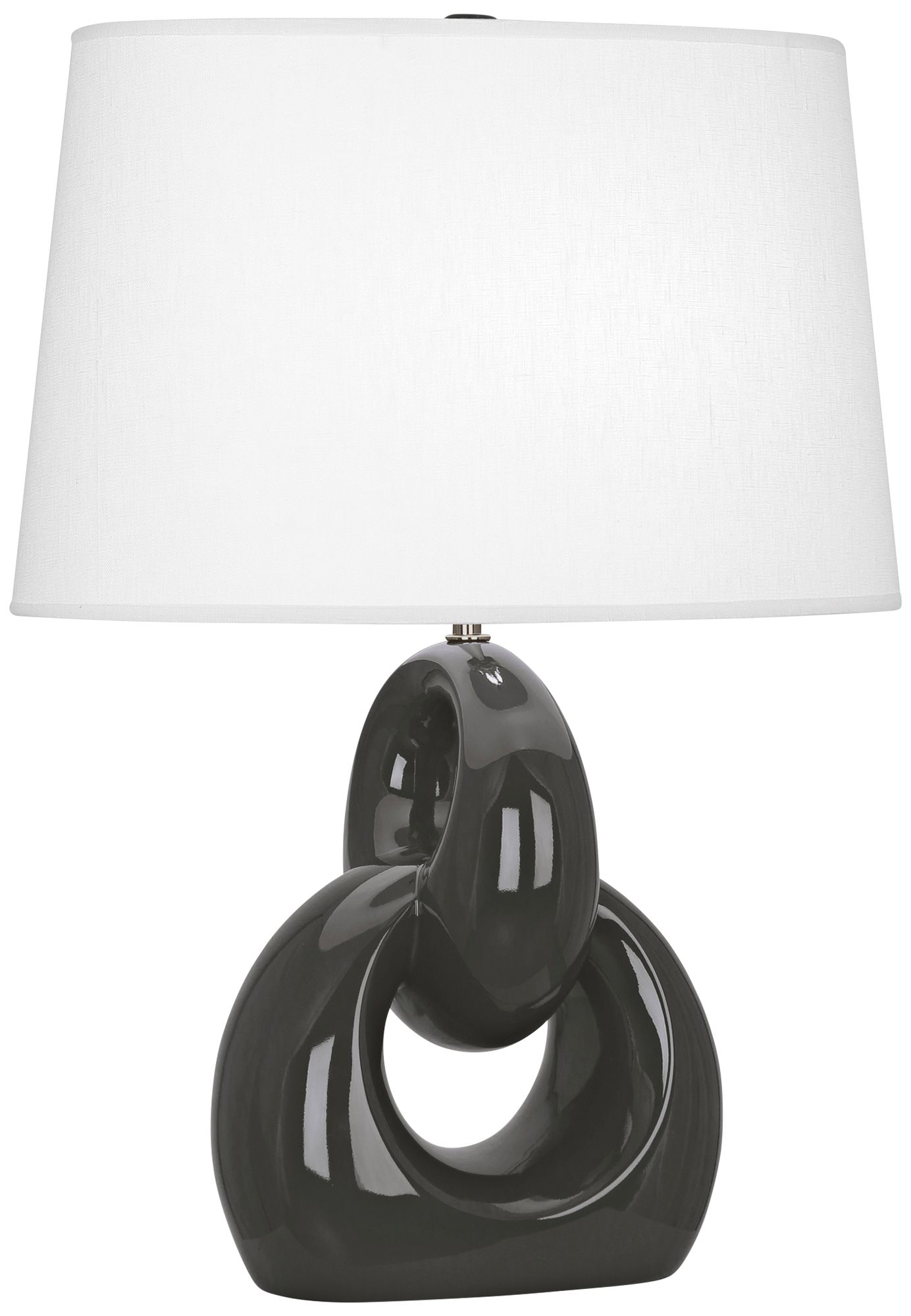 Robert Abbey Fusion Ash Ceramic Table Lamp