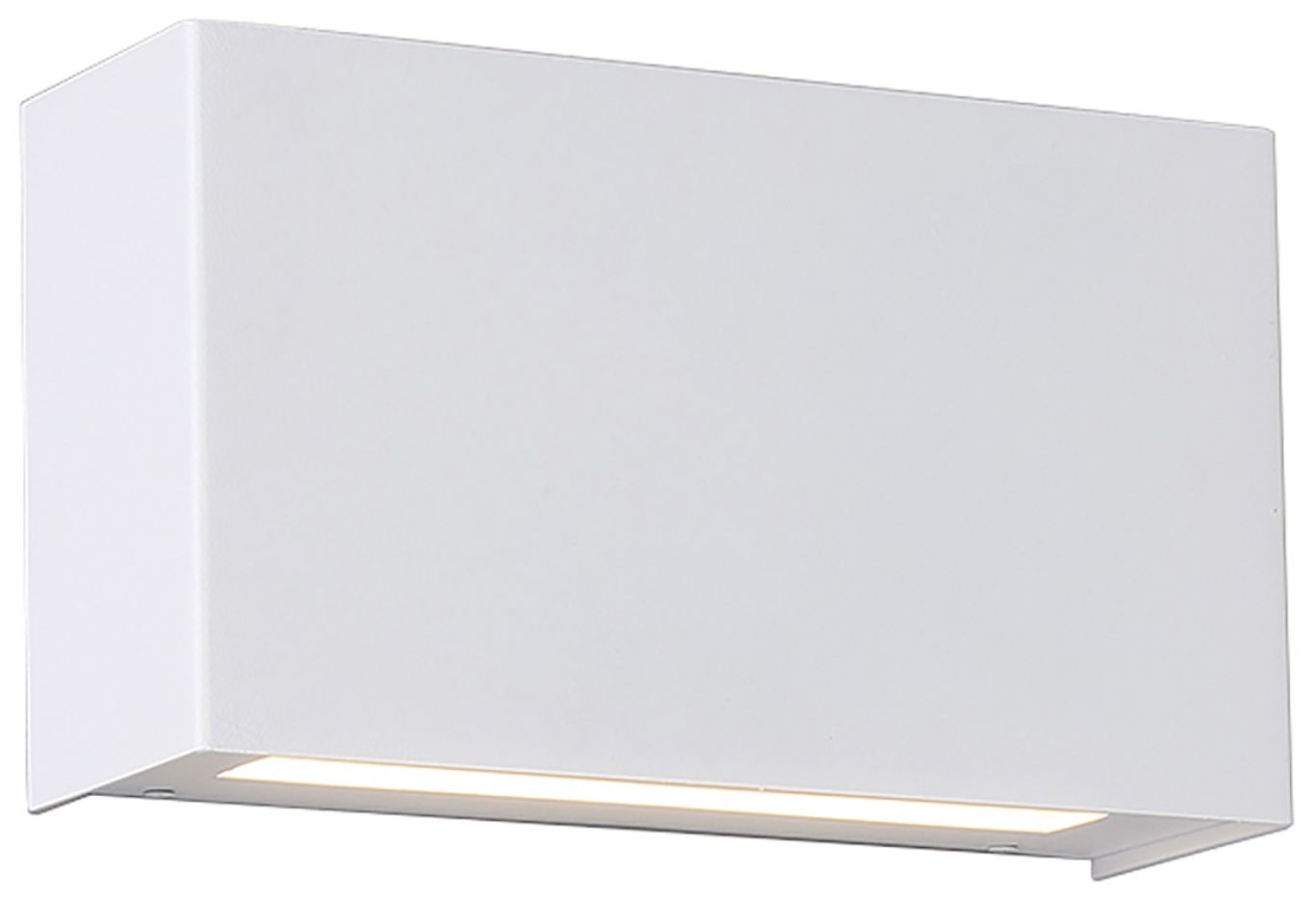dweLED Blok 7" High White LED Wall Sconce
