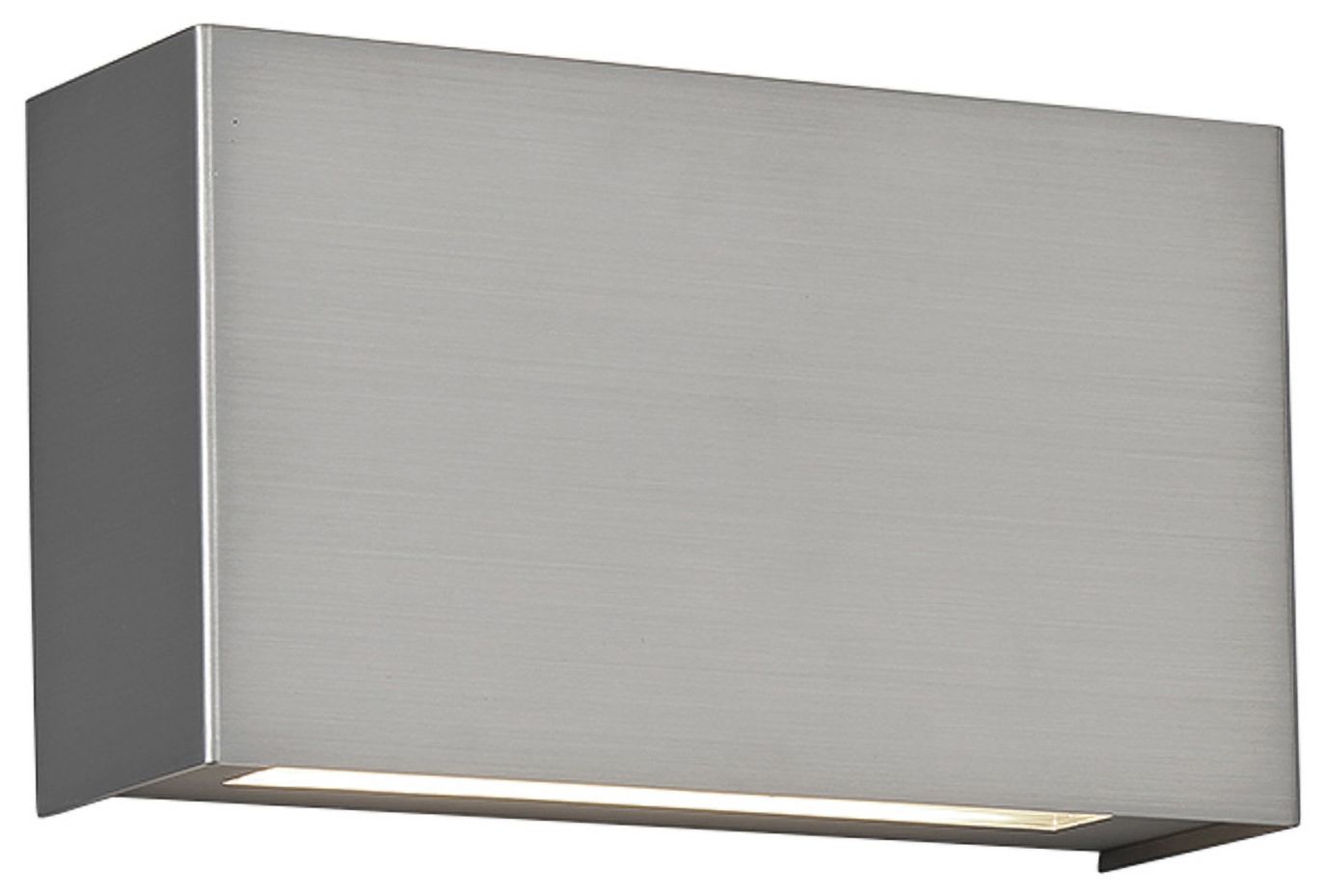 Blok 7"H Nickel LED Wall Sconce w/ Emergency Backup Battery