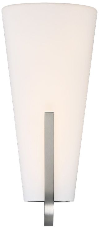 dweLED Aviator 18" High Satin Nickel LED Wall Sconce