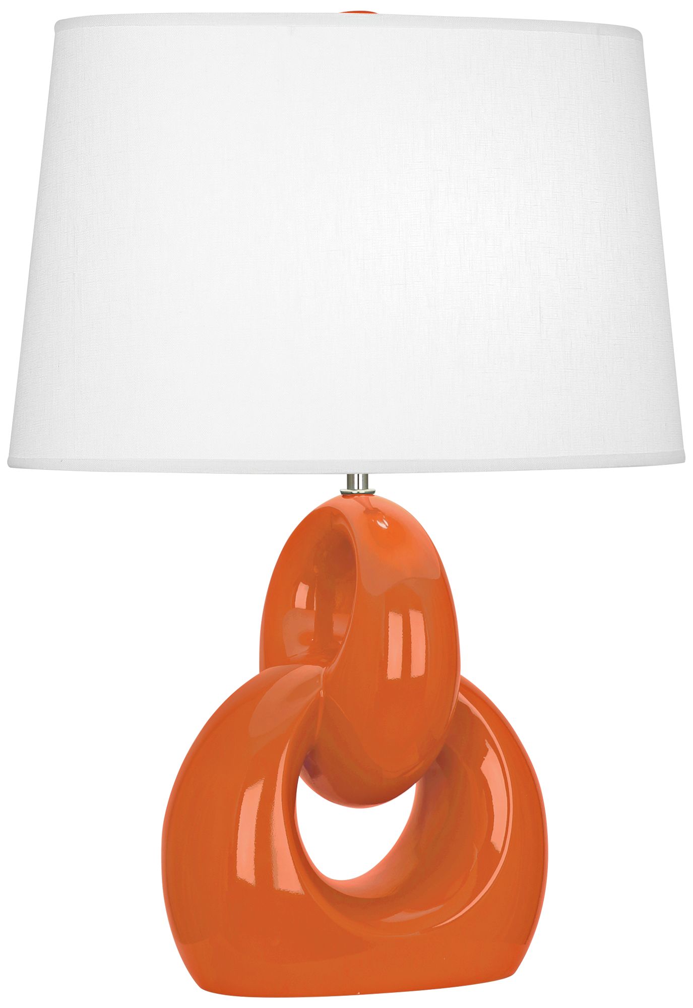 Robert Abbey Fusion Pumpkin Ceramic Table Lamp