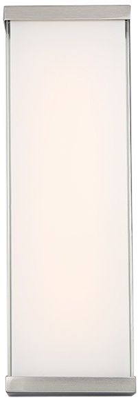 dweLED Float 18" High Brushed Nickel LED Wall Sconce