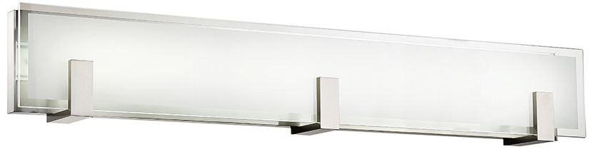 dweLED Meridien 37" Wide Brushed Nickel LED Bath Light