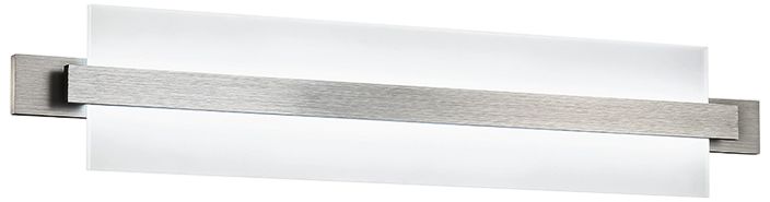 dweLED Reflection 29" Wide Brushed Aluminum LED Bath Light