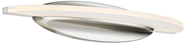 dweLED Theory 25 1/4" Wide Brushed Nickel LED Bath Light
