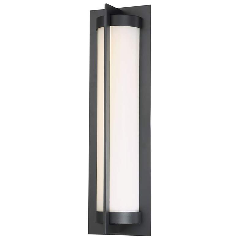 Dweled Oberon 20 High Black Led Outdoor Wall Light 41x21 Lamps Plus