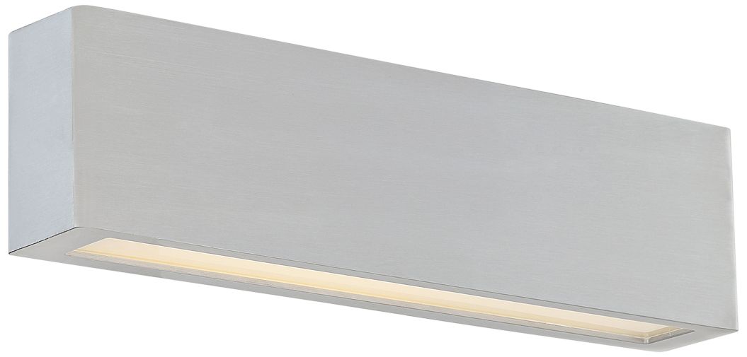 dweLED Verve 26" High Brushed Aluminum LED Outdoor Wall Light