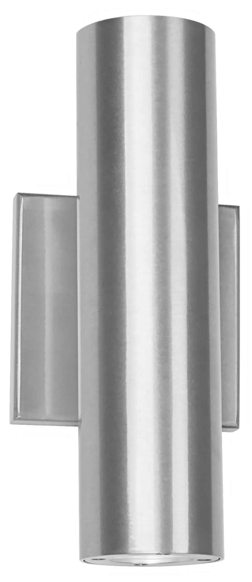 dweLED Caliber 10" High Brushed Aluminum LED Outdoor Wall Light