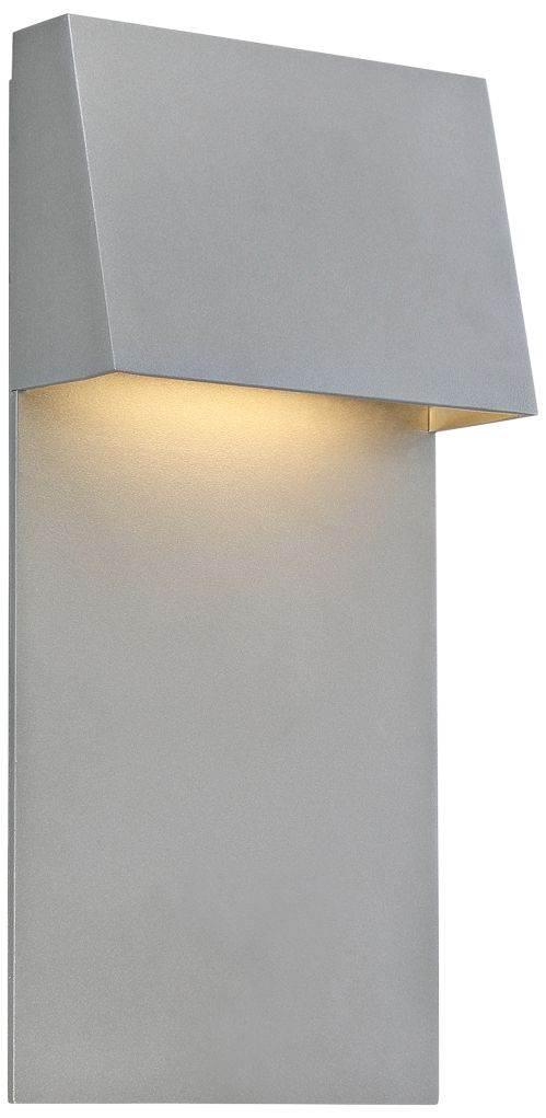 dweLED Zealous 14" High Graphite LED Outdoor Wall Light