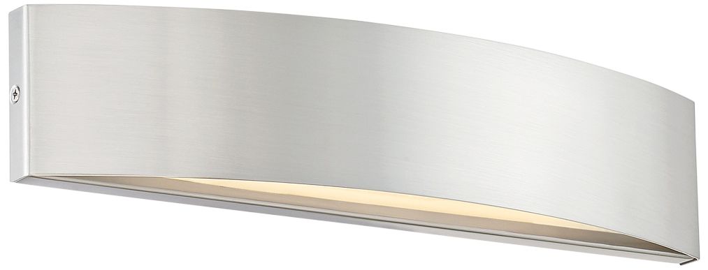 dweLED Link 3" High Brushed Nickel LED Wall Sconce