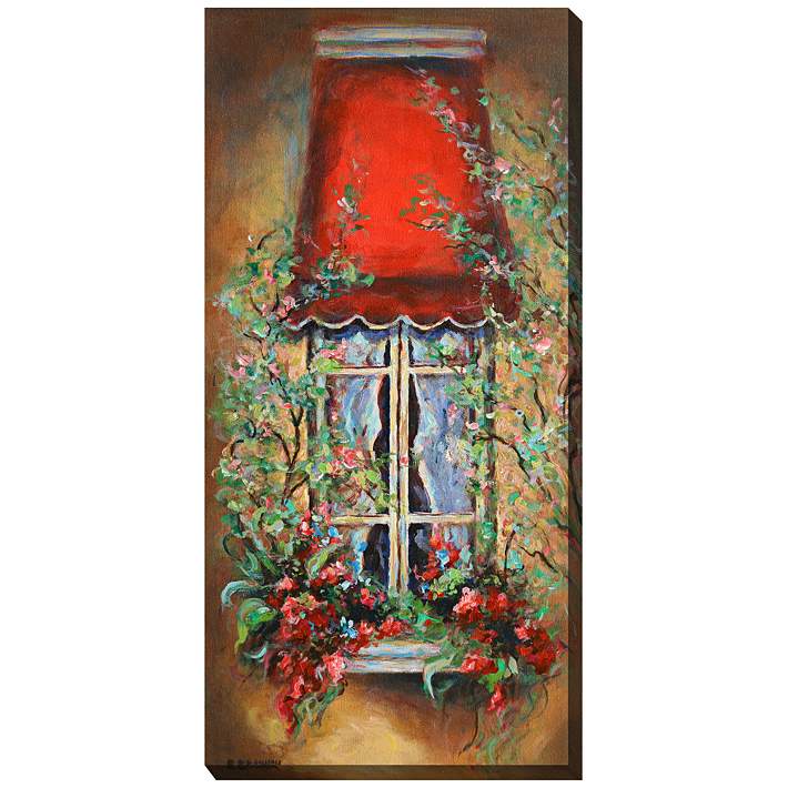 Red Canopy 48 H All Weather Indoor Outdoor Canvas Wall Art 41y70 Lamps Plus