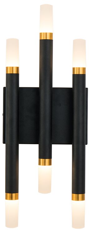 Kuzco Draven Led 7-in Black Wall Sconce