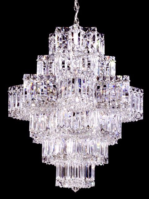 Schonbek Equinox Pendant 28" High Chandelier