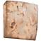 Alabaster Rocks!™ 8 1/4" High ADA Square Wall Sconce