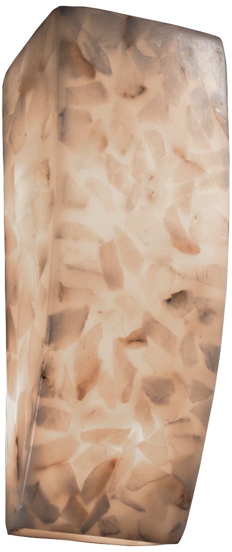 Alabaster Rocks! 14" High ADA Rectangular Wall Sconce