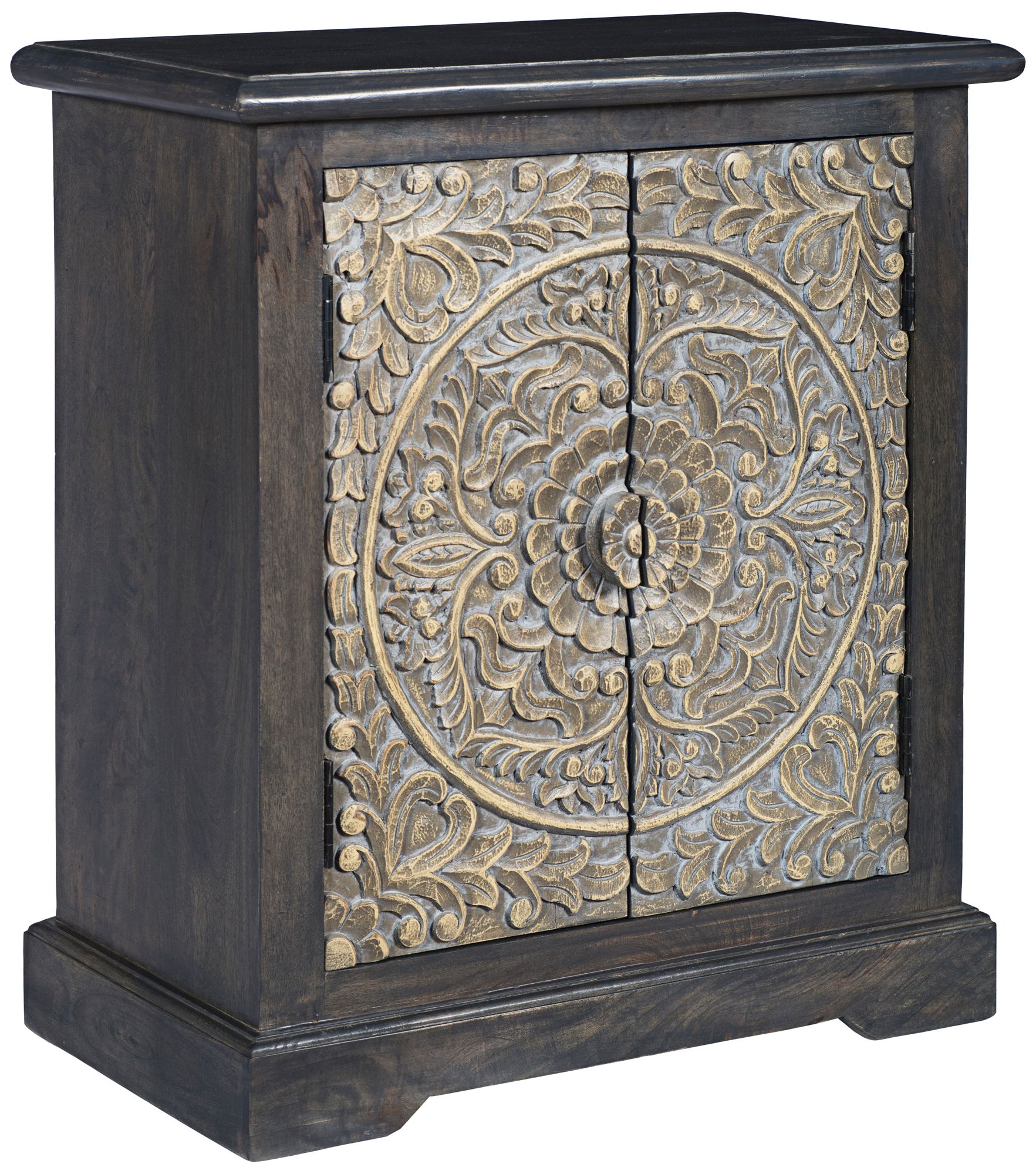 Lindsay Colony 26" Wide Dark Gray 2-Door Accent Cabinet