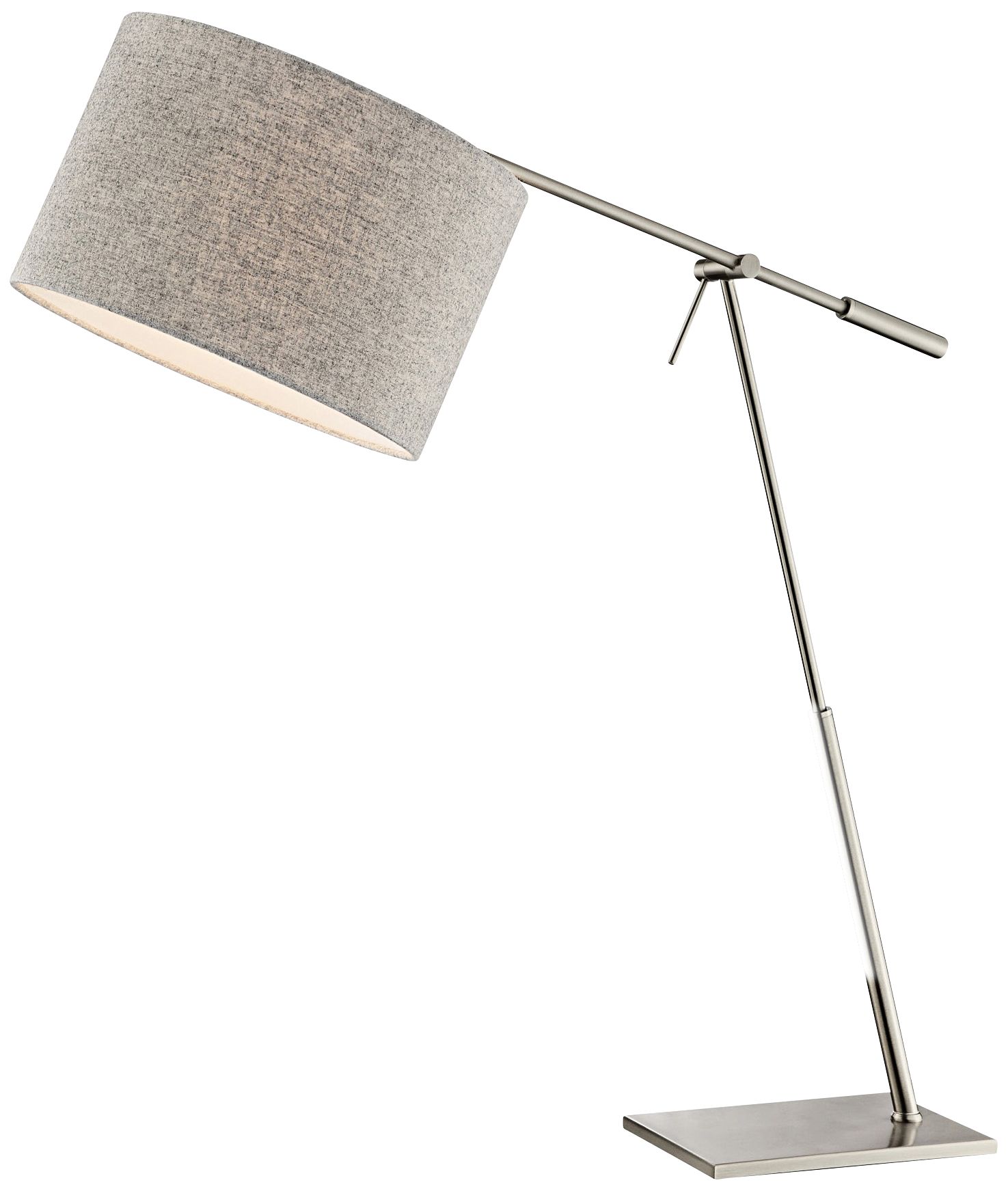 brushed nickel desk lamp