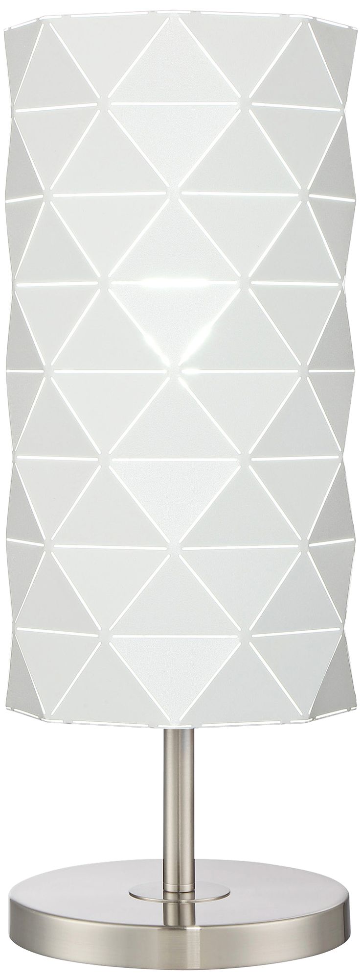 Lite Source Pandora Brushed Nickel Uplight Accent Table Lamp