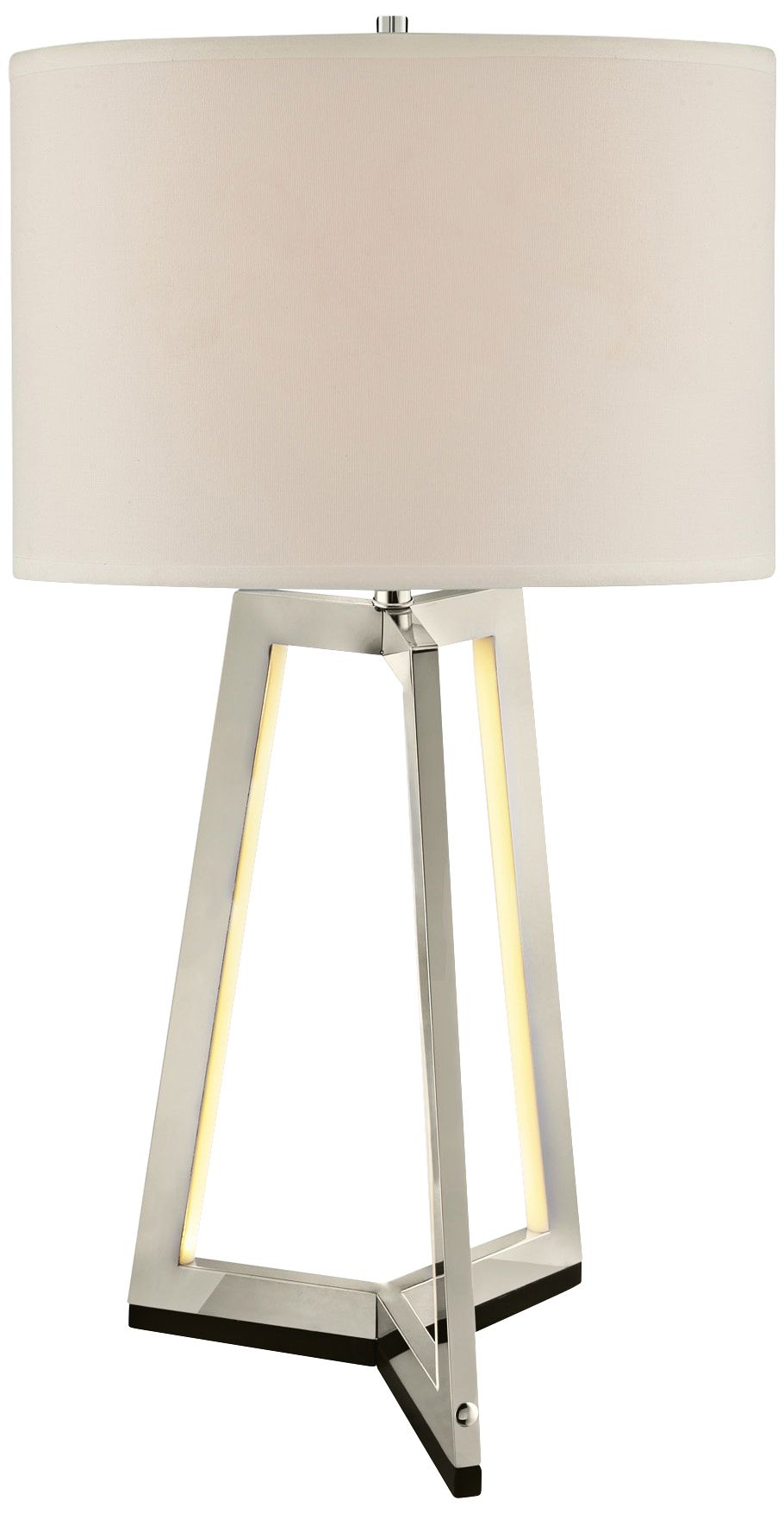 led chrome table lamp