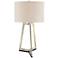Lite Source Pax Chrome Table Lamp with LED Night Light