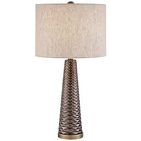 Lite Source Murphy Gunmetal Ceramic Table Lamp