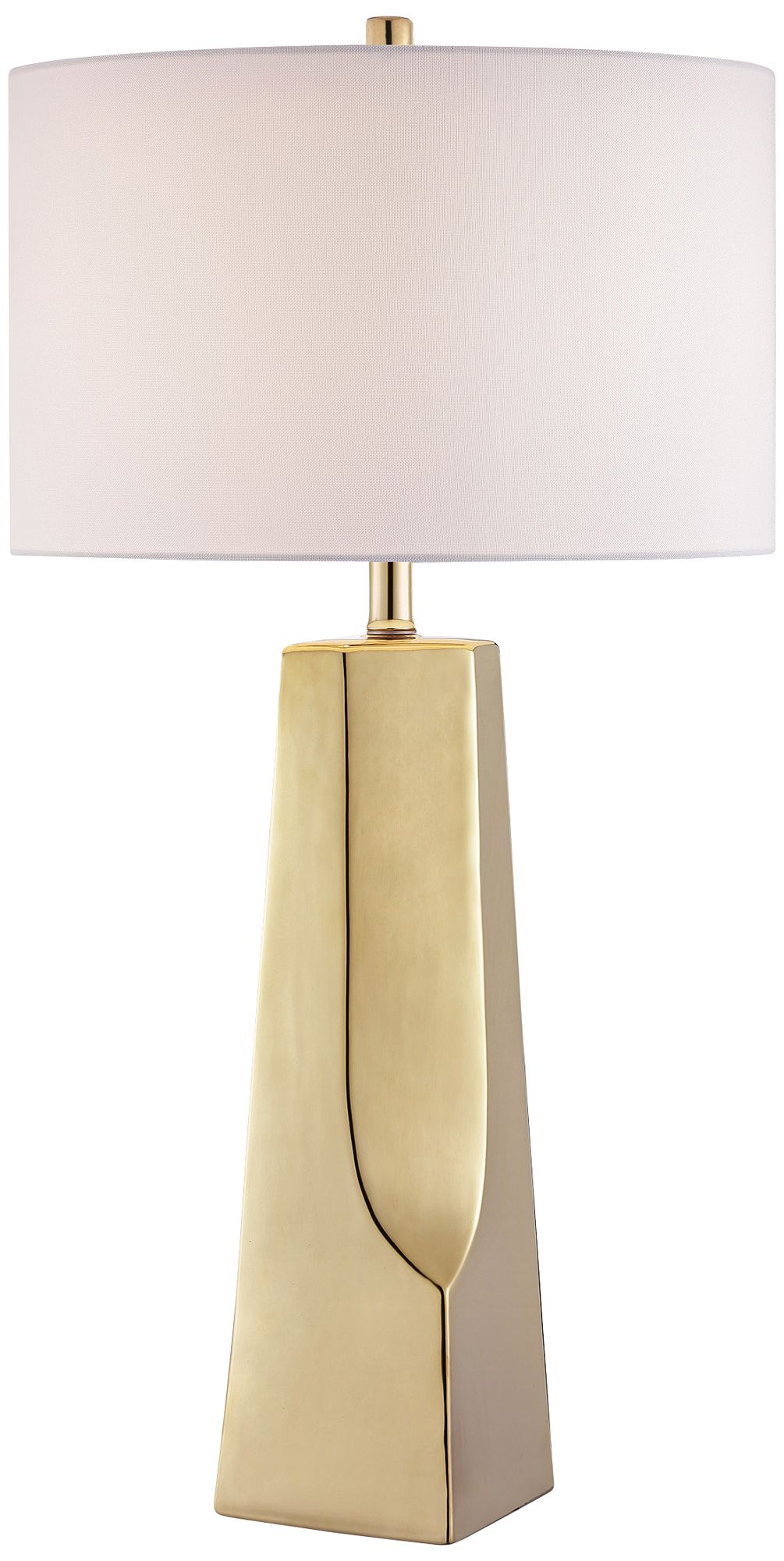 Lite Source Tyrell Light Gold Ceramic Table Lamp