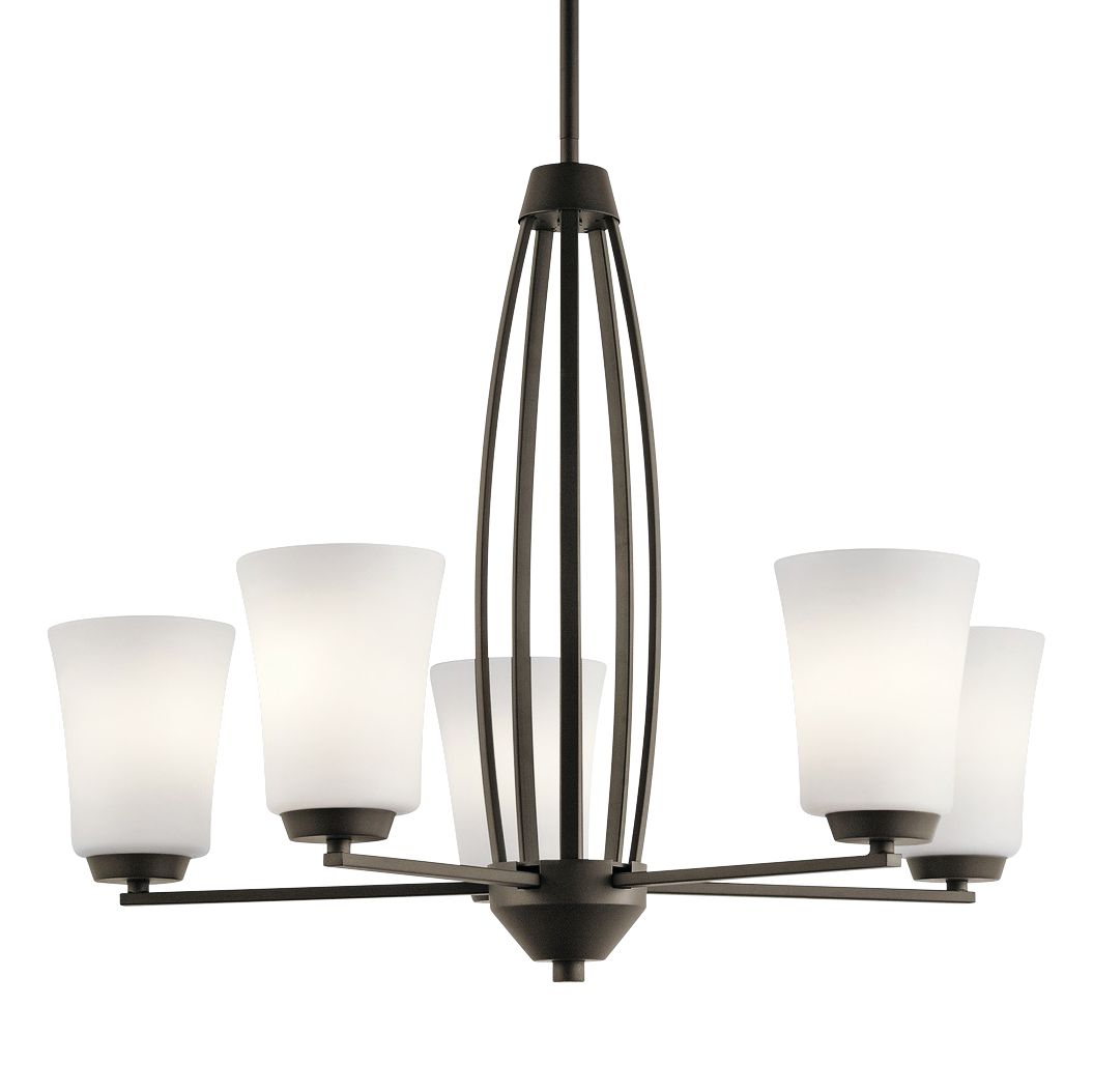 Kichler Tao 25 1/4" Wide Oiled Bronze 5-Light Chandelier