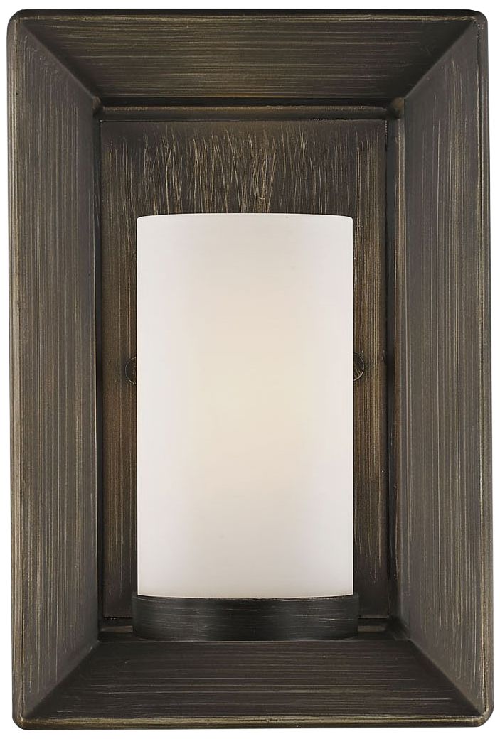 Smyth 8 3/4" High Gunmetal Bronze Wall Sconce