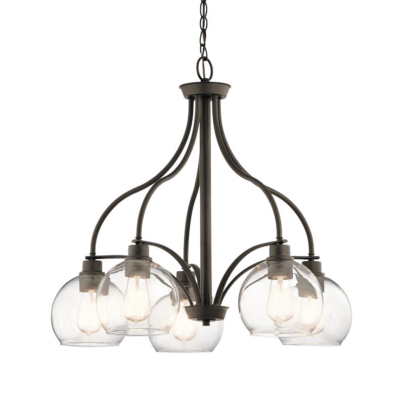 Kichler Harmony 26" Wide Oiled Bronze 5Light Chandelier 42D57