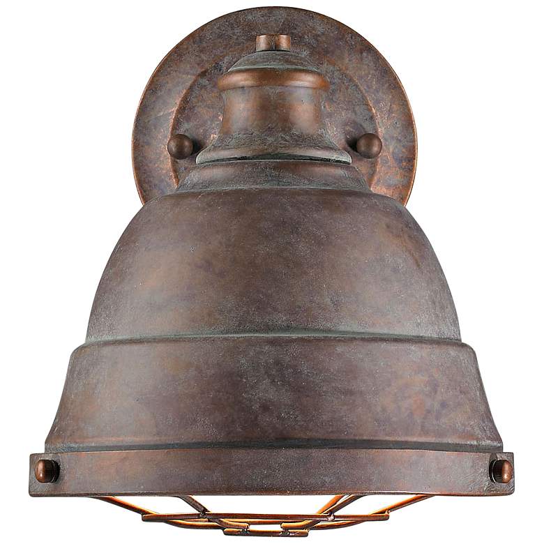 Image 2 Bartlett 10 1/4" High Copper Patina Wall Sconce