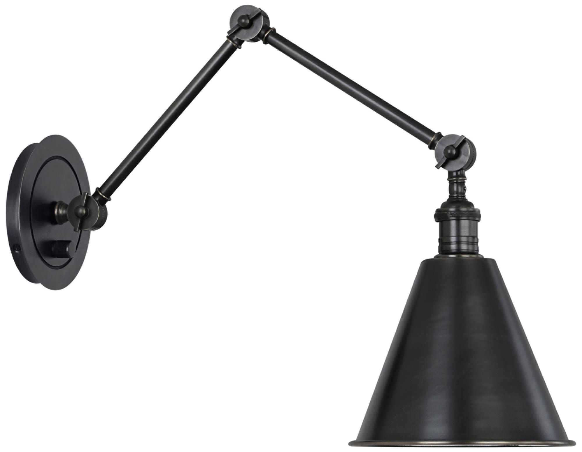 swivel arm wall light