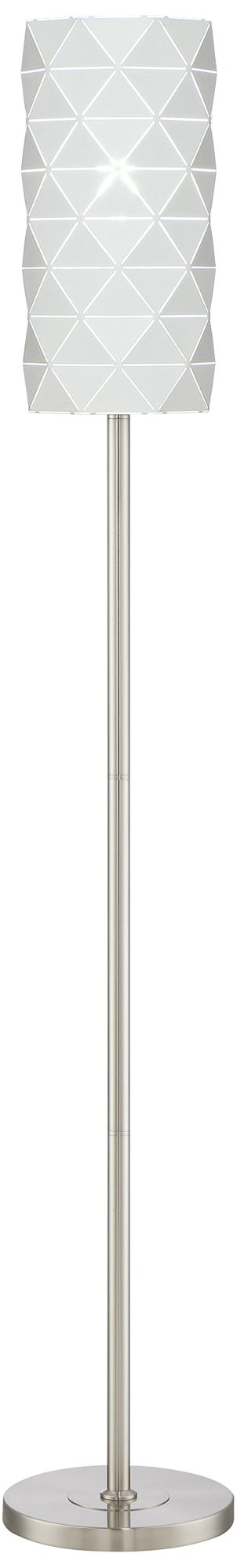 Lite Source Pandora Brushed Nickel Floor Lamp