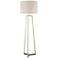 Lite Source Pax Chrome Floor Lamp with LED Night Light