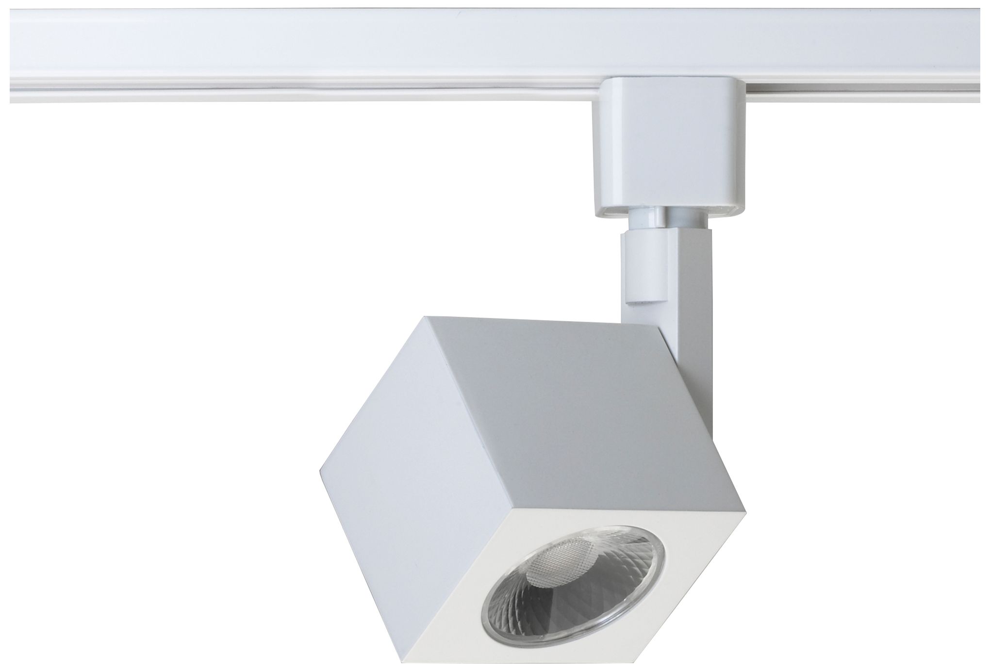 White Square 12 Watt LED Track Head for Halo System