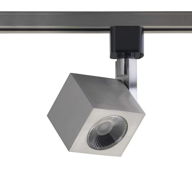 Image 1 Brushed Nickel Square 12 Watt LED Track Head for Halo System