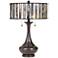 Quoizel Roland Valiant Bronze Tiffany-Style Accent Table Lamp