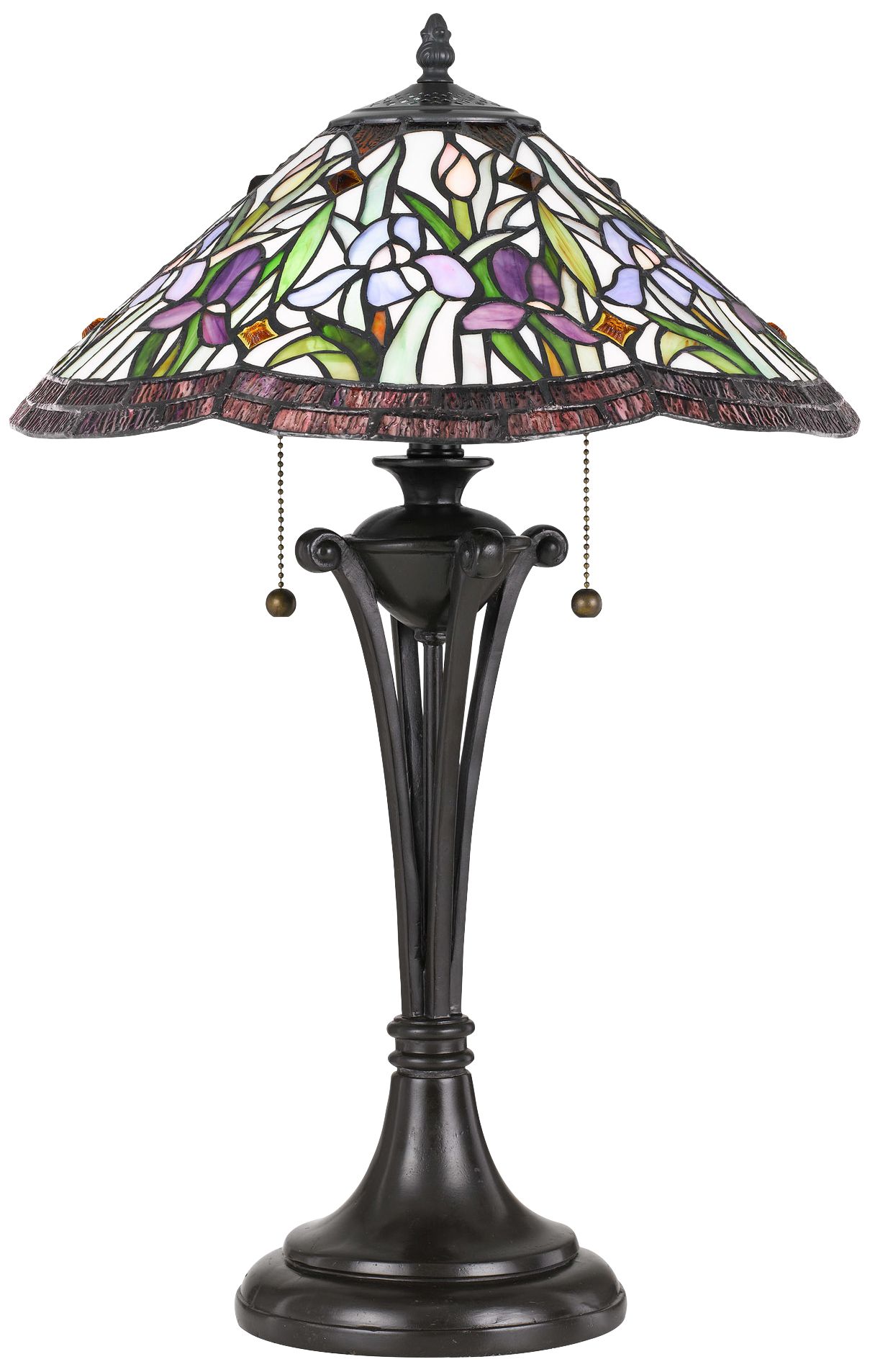 Quoizel White Valley Vintage Bronze Table Lamp 42H84 Lamps Plus