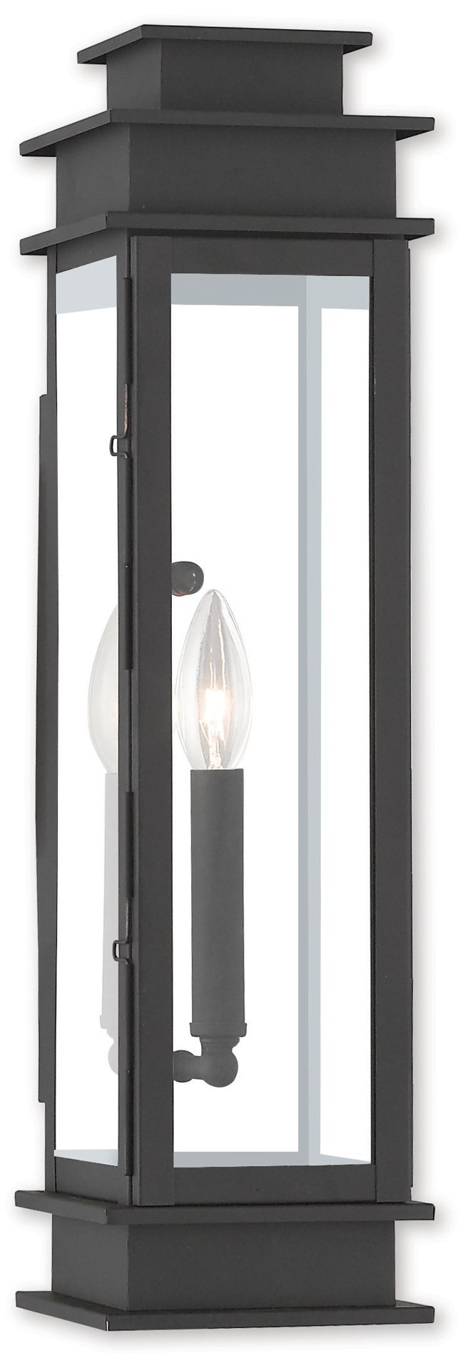 Princeton 20 1/4" High Black Outdoor Wall Light
