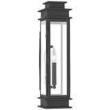 Princeton 20 1/4&quot; High Black Outdoor Wall Light