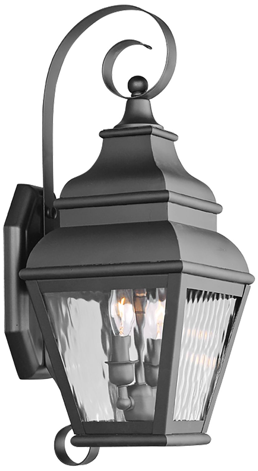 Exeter 21 1/2" High Black Outdoor Wall Light