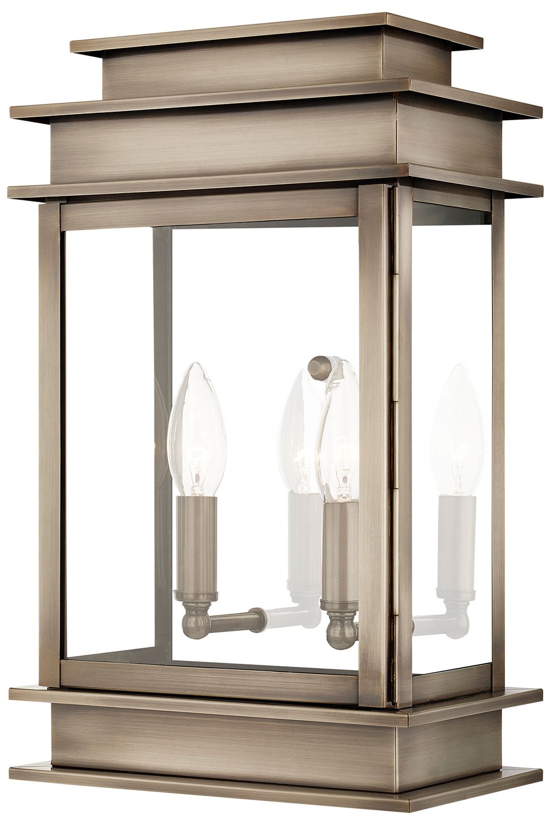 Princeton 15 1/4" High Vintage Pewter Outdoor Wall Light